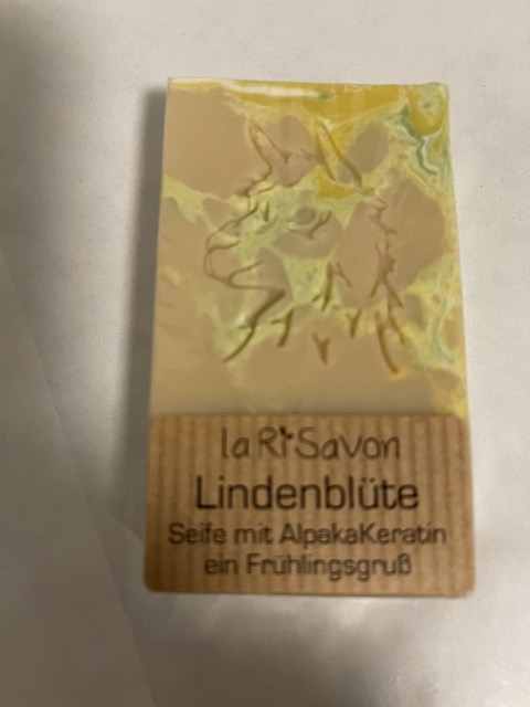 Alpakakeratinseife Lindenblüte