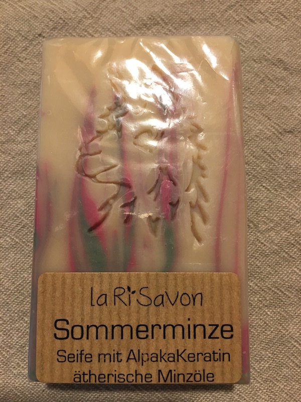 Alpakaseife Sommerminze